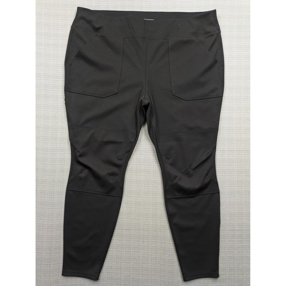 Carhartt Pants - Carhartt Leggings Womens 2X Black High Rise Ankle Pockets Workwear Stretch